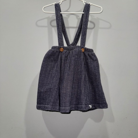 Little Road Co Herringbone Skirtall Suspender Skirt‎ Outfit Toddler Girl 2/3Y - Picture 1 of 8